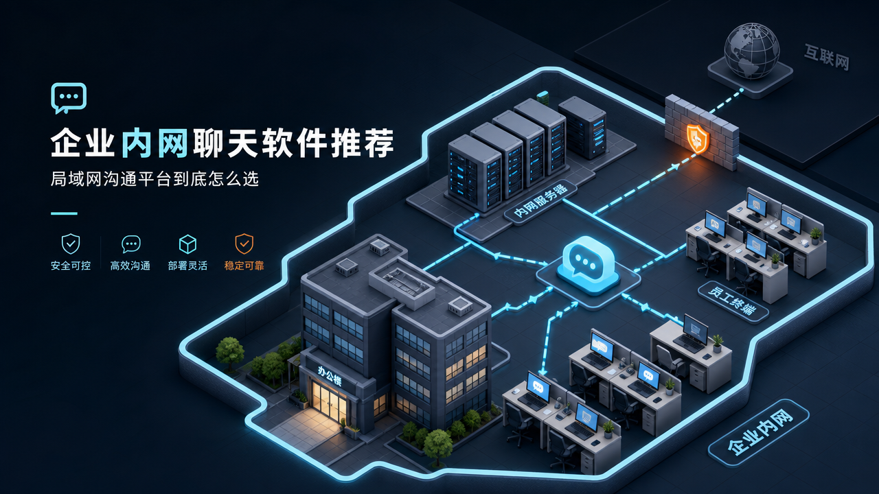 企业内网聊天软件推荐: 局域网沟通平台到底怎么选