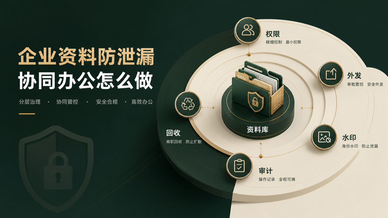 企业资料防泄漏协同办公怎么做