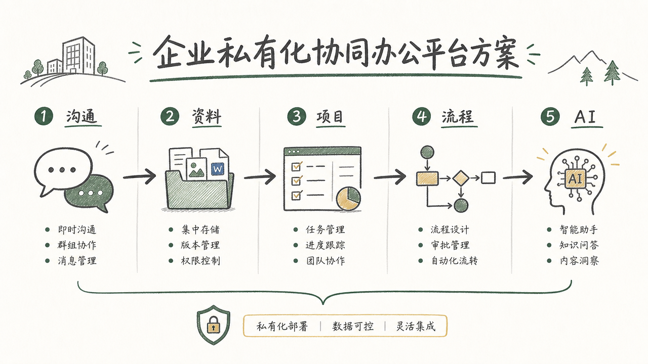 企业私有化协同办公平台方案