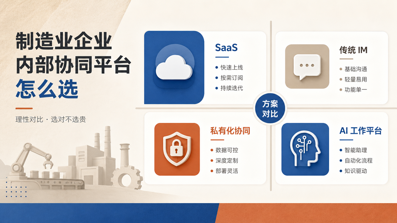 制造业企业内部协同平台怎么选