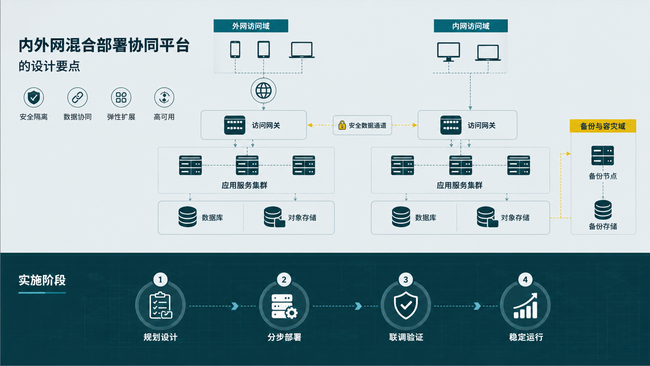 内外网混合部署协同平台的设计要点