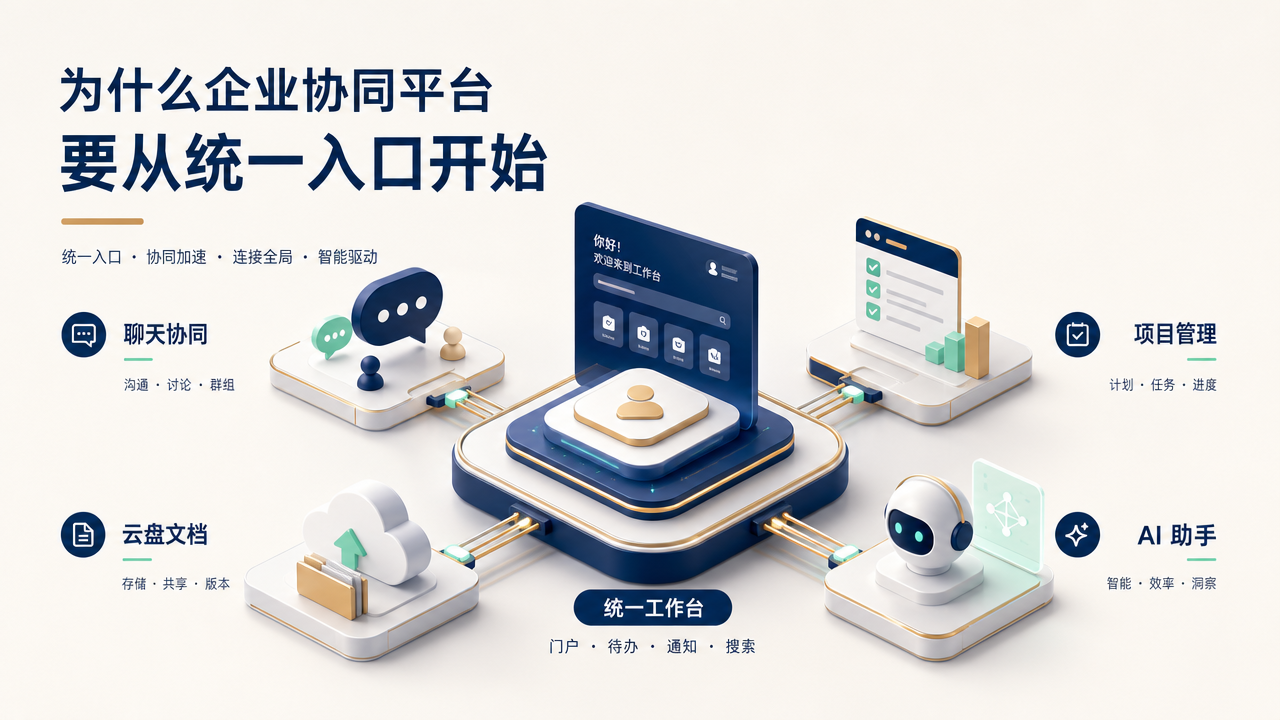 为什么企业协同平台要从统一入口开始