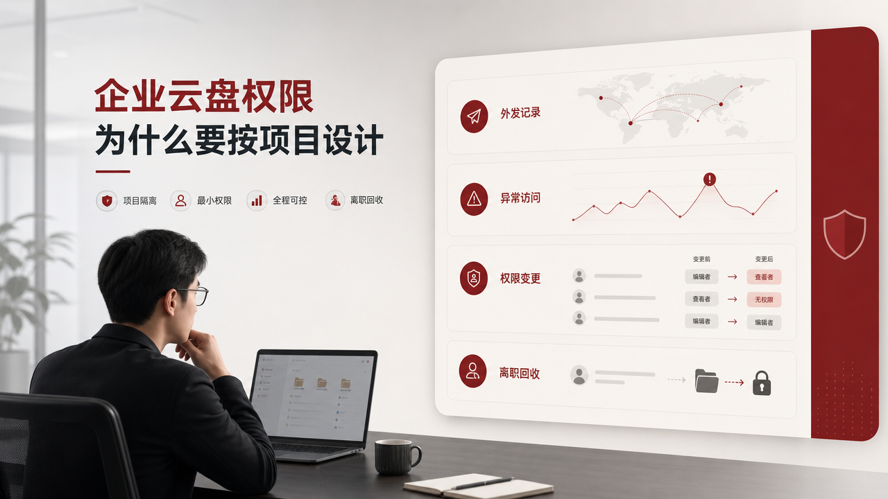 企业云盘权限为什么要按项目设计