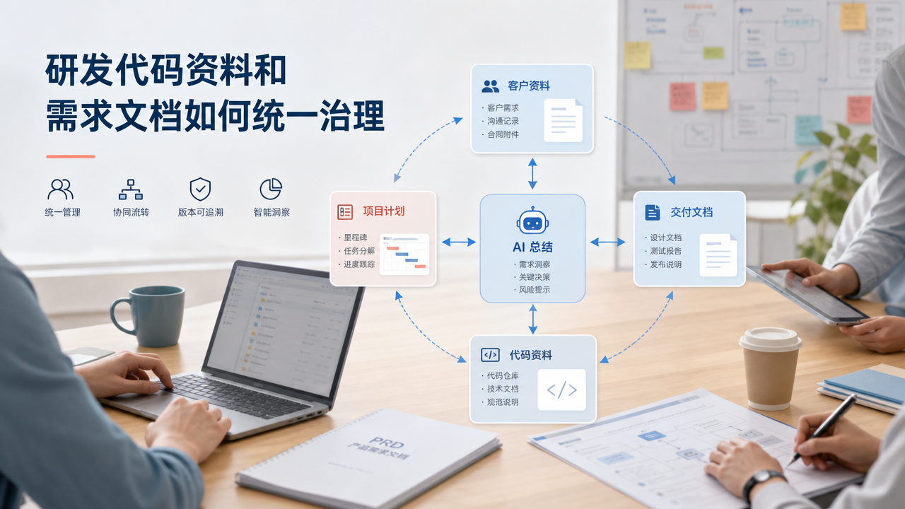 研发代码资料和需求文档如何统一治理