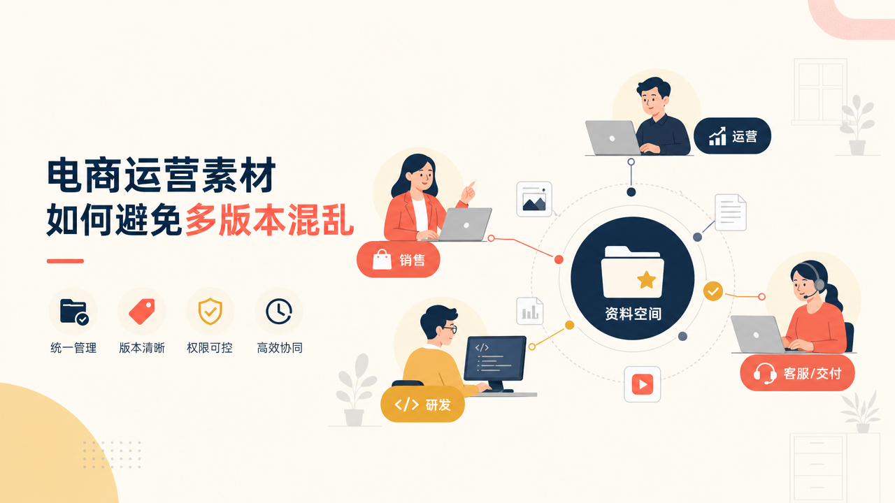 电商运营素材如何避免多版本混乱