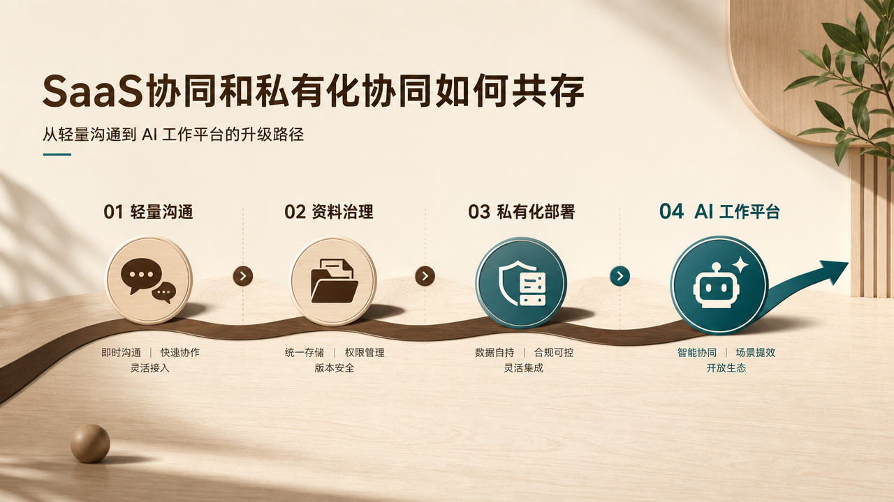 SaaS协同和私有化协同如何共存