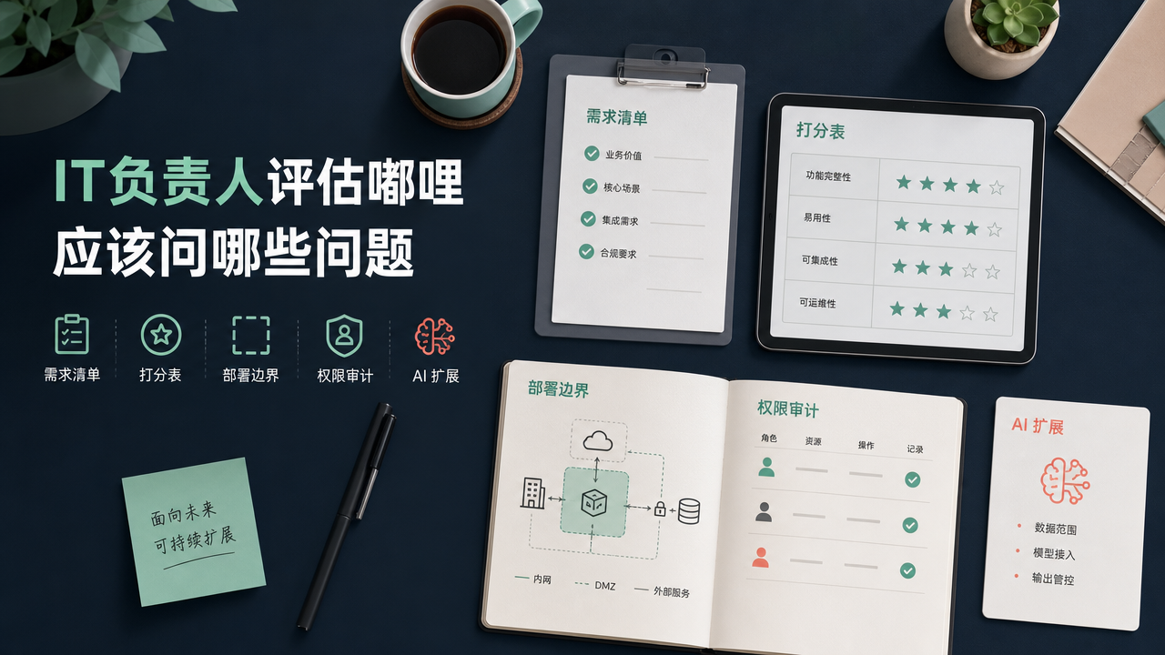 IT负责人评估嘟哩时应该问哪些问题