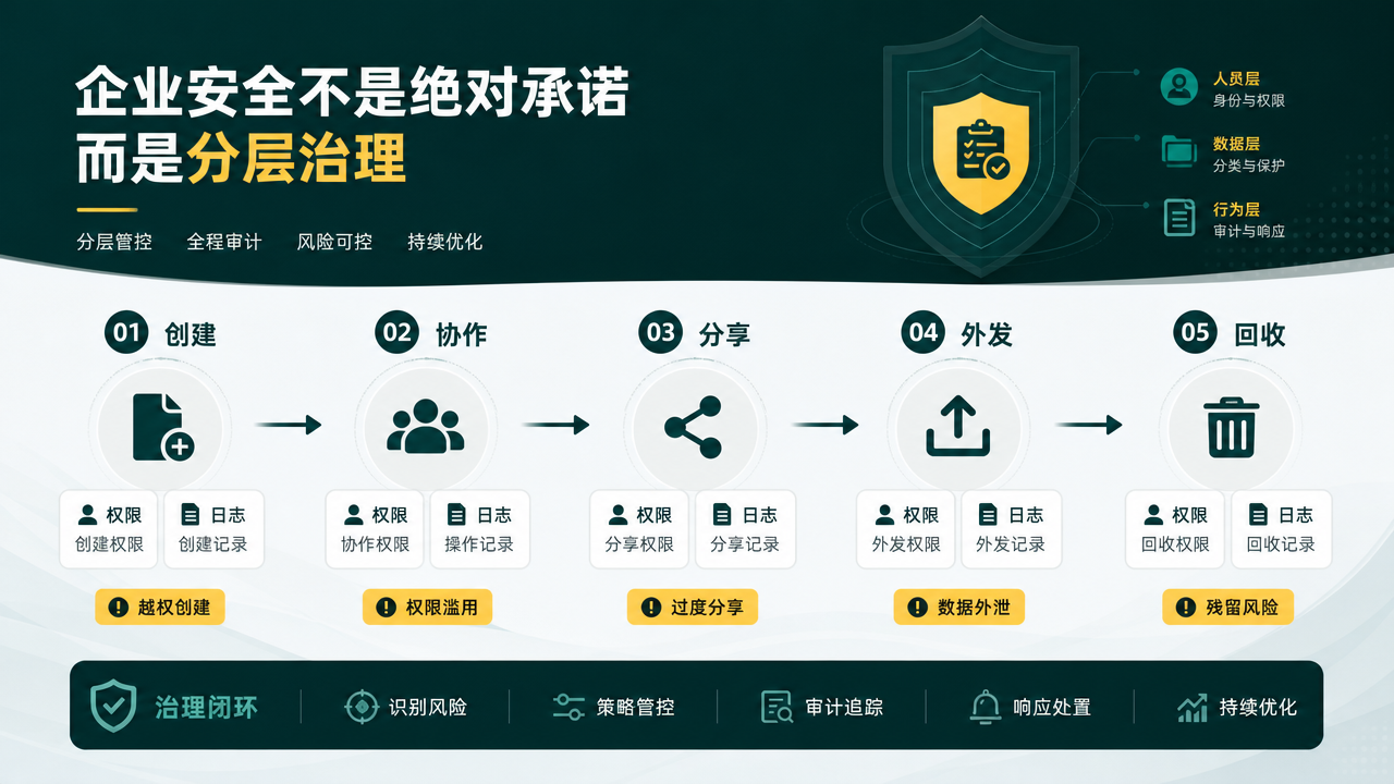 企业安全不是绝对承诺而是分层治理