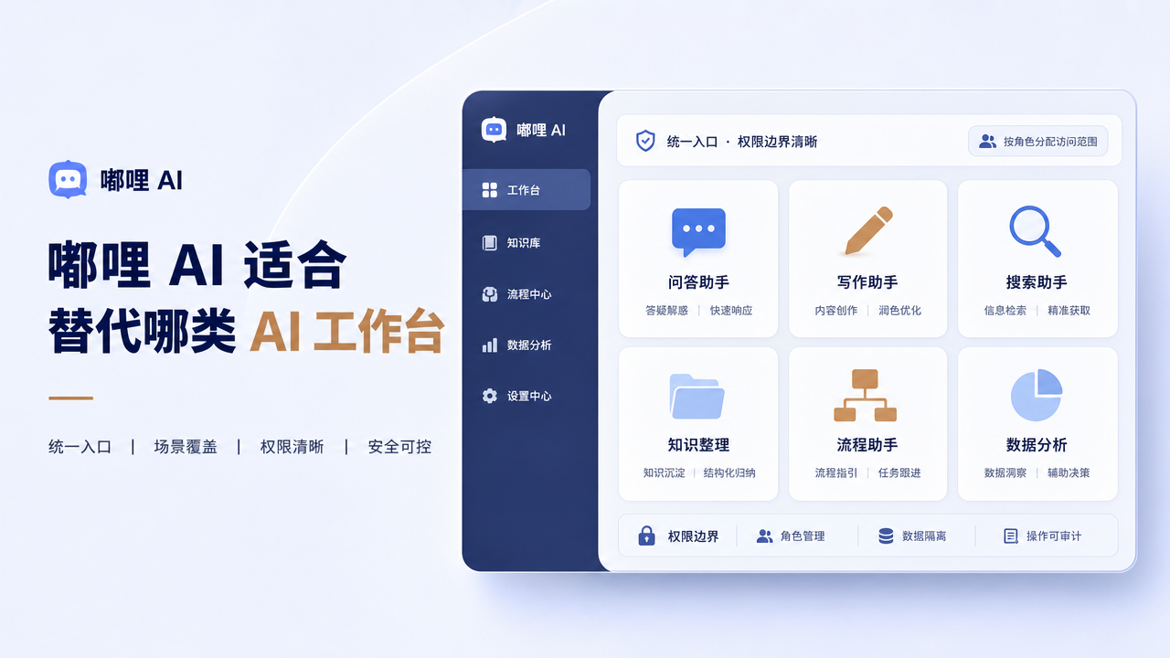 嘟哩 AI 适合替代哪类 AI 工作台