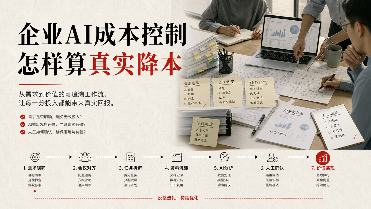 企业AI成本控制怎样算真实降本