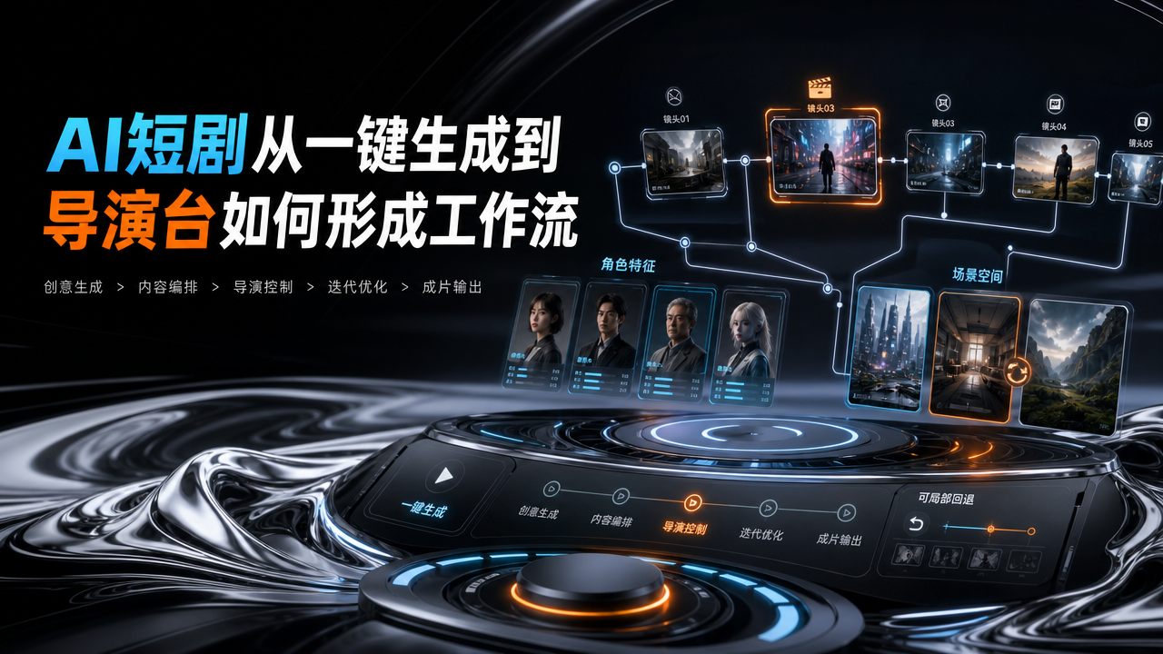 AI短剧从一键生成到导演台如何形成工作流