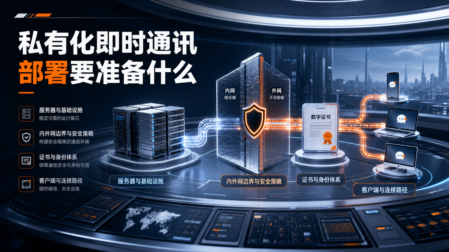 私有化即时通讯部署要准备什么